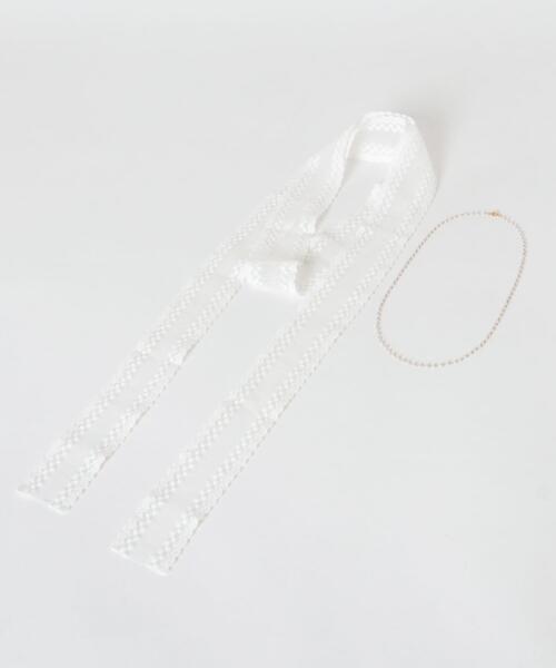 SMELLY（スメリー）の「マルチレースセットネックレスA（ネックレス・レディース・ホワイト・-）」の14枚目の写真