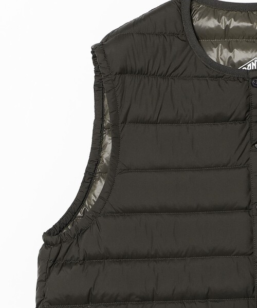 DANTON（ダントン）の「DANTON / メンズ クルーネック インナー ダウン ベスト（ダウンベスト・メンズ・ブラック/チャコールグレー・S/M/L/XL）」の15枚目の写真