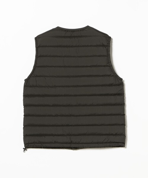 DANTON（ダントン）の「DANTON / メンズ クルーネック インナー ダウン ベスト（ダウンベスト・メンズ・ブラック/チャコールグレー・S/M/L/XL）」の6枚目の写真