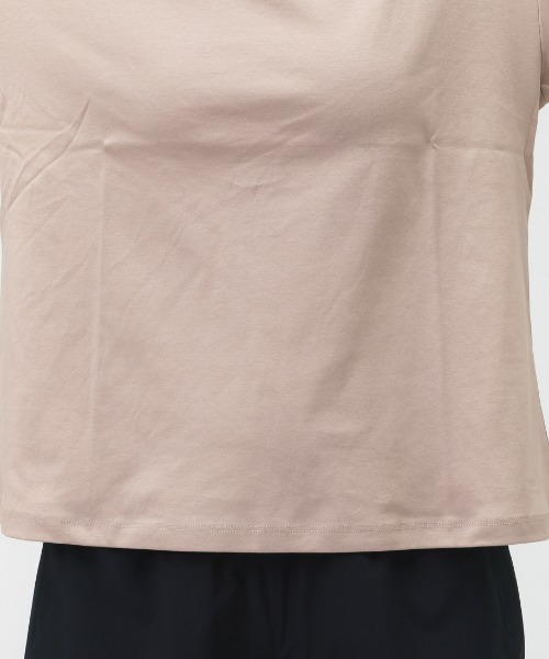 TIGORA（ティゴラ）の「ティゴラ TIGORA UVカットコットンバックスリットTシャツ（Tシャツ/カットソー・レディース・スモークピンク/ブラック・S/M/L/XL）」の10枚目の写真