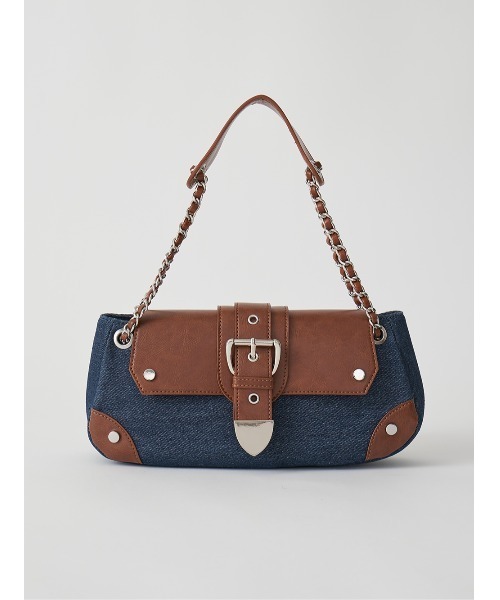 Darich（ダーリッチ）の「デニムコンビハンドバッグ（ハンドバッグ・レディース・ブラック/ブルー・FREE）」の14枚目の写真