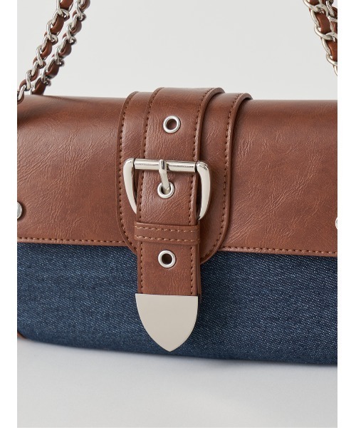 Darich（ダーリッチ）の「デニムコンビハンドバッグ（ハンドバッグ・レディース・ブラック/ブルー・FREE）」の18枚目の写真