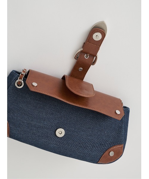 Darich（ダーリッチ）の「デニムコンビハンドバッグ（ハンドバッグ・レディース・ブラック/ブルー・FREE）」の20枚目の写真