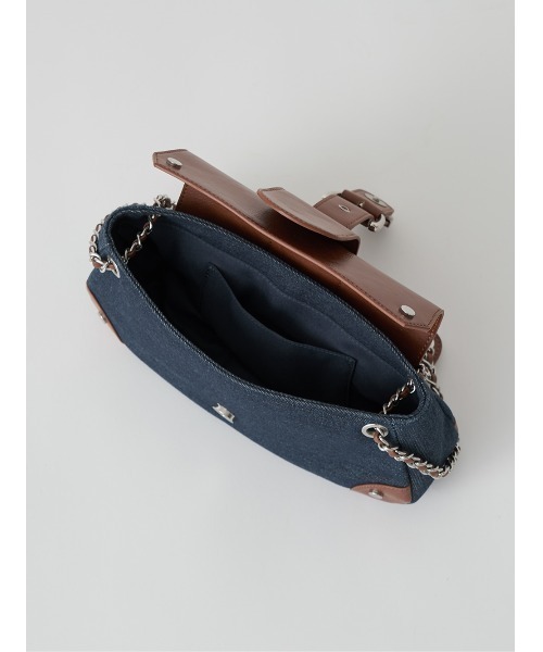 Darich（ダーリッチ）の「デニムコンビハンドバッグ（ハンドバッグ・レディース・ブラック/ブルー・FREE）」の21枚目の写真