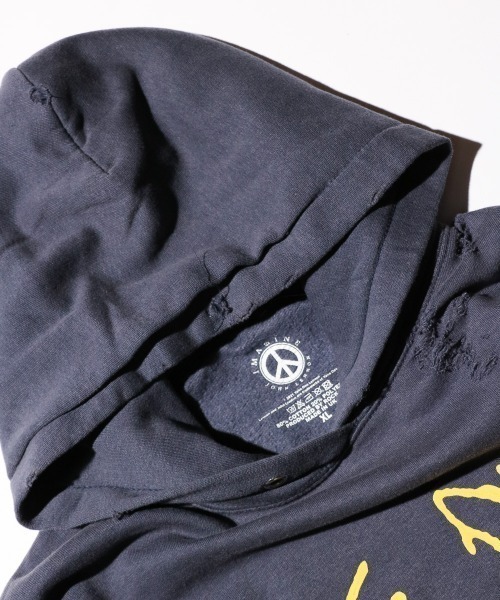 The Beatles（ザビートルズ）の「THRIFTY LOOK / スリフティールック WORN-OUT'JOHN LENNON'HOODIE ジョンレノン（パーカー・メンズ・ネイビー・MEDIUM）」の6枚目の写真