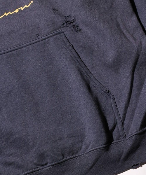 The Beatles（ザビートルズ）の「THRIFTY LOOK / スリフティールック WORN-OUT'JOHN LENNON'HOODIE ジョンレノン（パーカー・メンズ・ネイビー・MEDIUM）」の9枚目の写真