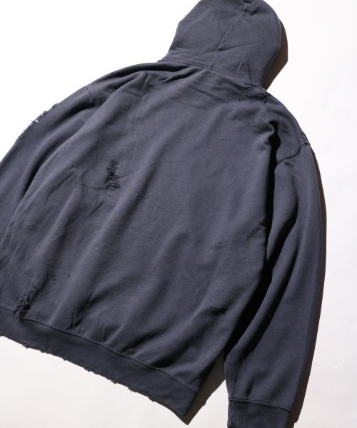 The Beatles（ザビートルズ）の「THRIFTY LOOK / スリフティールック WORN-OUT'JOHN LENNON'HOODIE ジョンレノン（パーカー・メンズ・ネイビー・MEDIUM）」の4枚目の写真