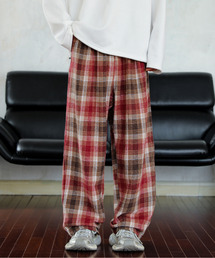 EFFECTION（エフェクション）の「【neos】ルーズシルエット オンブレー タータン ウィンドウペン ブロック チェック柄 ワイド イージー パンツ（その他パンツ）」