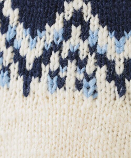 B:MING by BEAMS(ビーミングバイビームス)の「求心 ニット (手洗い可)(ニット/セーター・レディース・ブラウン/ホワイト系その他5・ONE SIZE)」の16枚目の写真