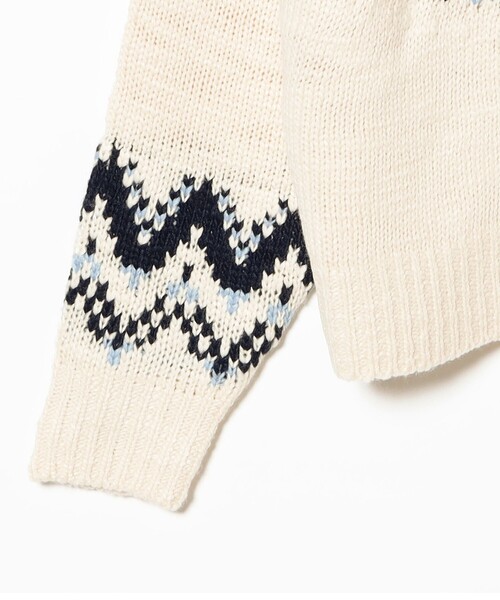 B:MING by BEAMS(ビーミングバイビームス)の「求心 ニット (手洗い可)(ニット/セーター・レディース・ブラウン/ホワイト系その他5・ONE SIZE)」の19枚目の写真