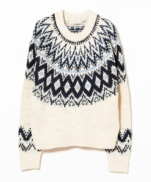 B:MING by BEAMS(ビーミングバイビームス)の「求心 ニット (手洗い可)(ニット/セーター・レディース・ブラウン/ホワイト系その他5・ONE SIZE)」の20枚目の写真