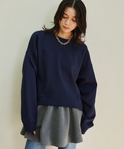 セール】BARNYARDSTORM / ダンボール裾ラウンドプルオーバー / マシン