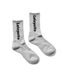 LFYT（エルエフワイティー）の「LFYT ラファイエット【Lafayette】- ロゴ ソックス 靴下【Lafayette LOGO CREW SOCKS LA252101】（ソックス/靴下）」