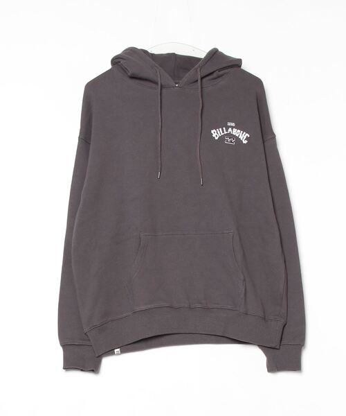 BILLABONG(ビラボン)の「ビラボン BILLABONG MESSAGE ARCH LOOSE PARKA サーフ スウェットパーカー(パーカー・レディース・ライトグレー/チャコールグレー・M/L)」の2枚目の写真