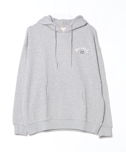 BILLABONG(ビラボン)の「ビラボン BILLABONG MESSAGE ARCH LOOSE PARKA サーフ スウェットパーカー(パーカー・レディース・ライトグレー/チャコールグレー・M/L)」の1枚目の写真
