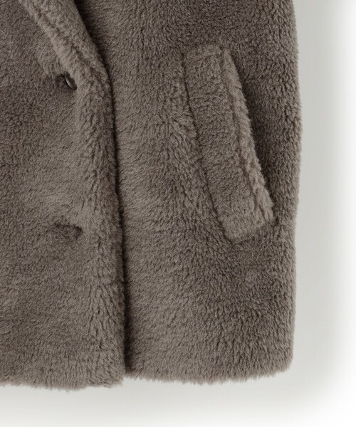 CanCam11月号掲載】ECOPELテディボア ダブルフロント アウター（その他