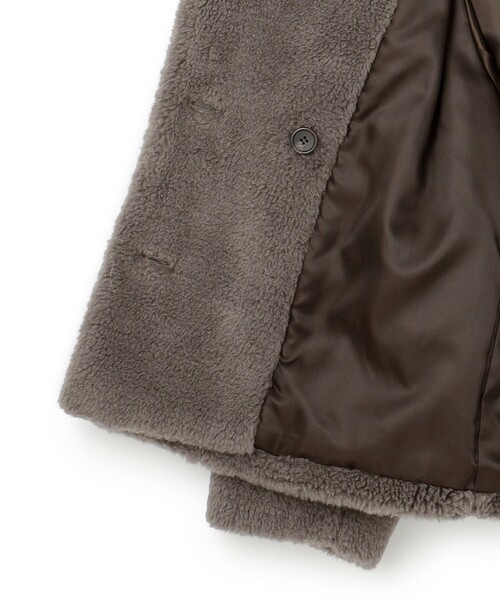 CanCam11月号掲載】ECOPELテディボア ダブルフロント アウター（その他