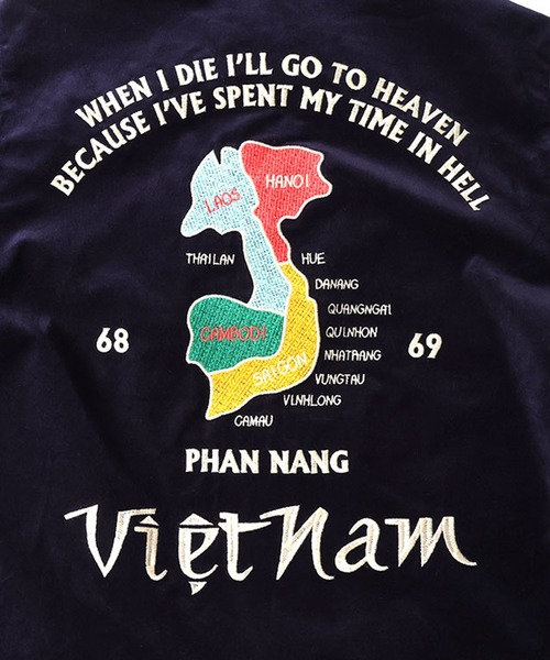 セール】HOUSTON 別珍ベトジャン(MAP)（ブルゾン）｜HOUSTON