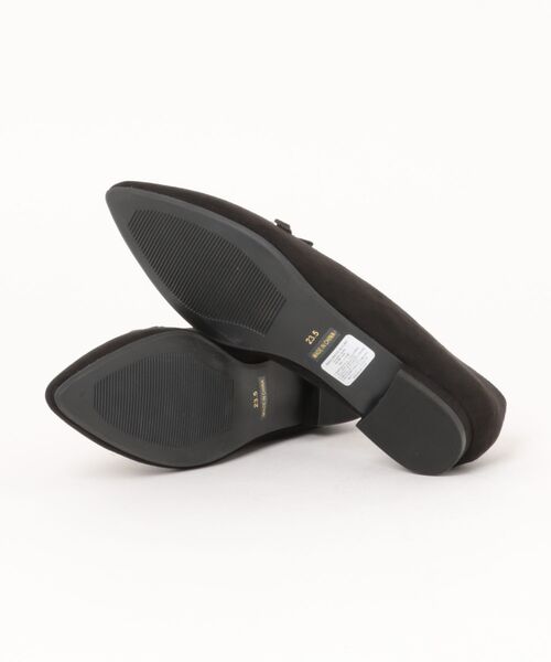 JELLY BEANS（ジェリービーンズ）の「あったか仕様◆フラワービットローファーフラットパンプス (204-57137)JELLY BEANS(ジェリービーンズ)（パンプス・レディース・ブラック/ダークブラウン/ブラック系・24/23.5/23/24.5/22.5）」の22枚目の写真