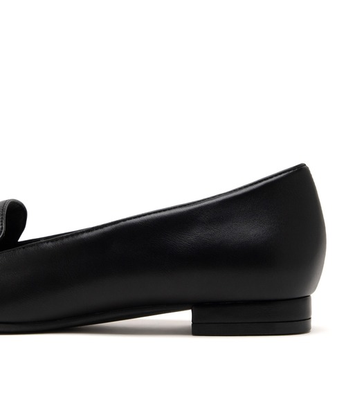 JELLY BEANS（ジェリービーンズ）の「あったか仕様◆フラワービットローファーフラットパンプス (204-57137)JELLY BEANS(ジェリービーンズ)（パンプス・レディース・ブラック/ダークブラウン/ブラック系・24/23.5/23/24.5/22.5）」の8枚目の写真