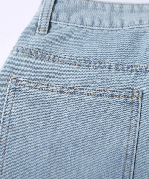 La-gemme(ラジェム)の「ハイウエストデニムパンツ(デニムパンツ・レディース・ライトブルー/ブラック/ブルー・M/L)」の18枚目の写真