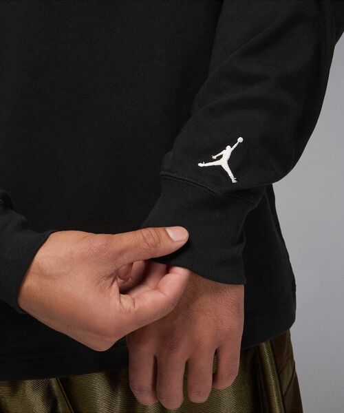 JORDAN BRAND(ジョーダンブランド)の「ジョーダン ブルックリン メンズ リアルツリー ロングスリーブ ポケット クルーネック / Jordan Brooklyn Men's Realtree Long-Sleeve Pocket Crew Neck HV4567-010 Black(Tシャツ/カットソー・メンズ・ブラック・2XL/XL/S/M/L)」の9枚目の写真