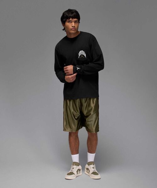 JORDAN BRAND(ジョーダンブランド)の「ジョーダン ブルックリン メンズ リアルツリー ロングスリーブ ポケット クルーネック / Jordan Brooklyn Men's Realtree Long-Sleeve Pocket Crew Neck HV4567-010 Black(Tシャツ/カットソー・メンズ・ブラック・2XL/XL/S/M/L)」の10枚目の写真