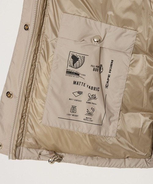 CAPEHORN（ケープホーン）の「【CAPE HORN】SENDERO MATT（ダウンジャケット/コート・レディース・ブラック/ベージュ・フリー）」の16枚目の写真