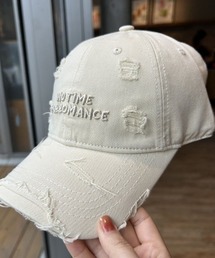 Vini（ヴィニ）の「キャップ 帽子 ダメージ加工キャップ（キャップ）」