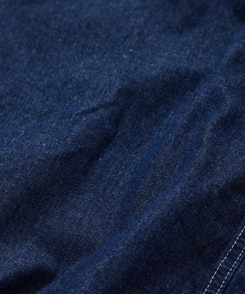 riziere(リジェール)の「配色ステッチドルマンデニムジャケット(デニムジャケット・キッズ・インディゴブルー・100/150/140/130/120/110/90)」の15枚目の写真