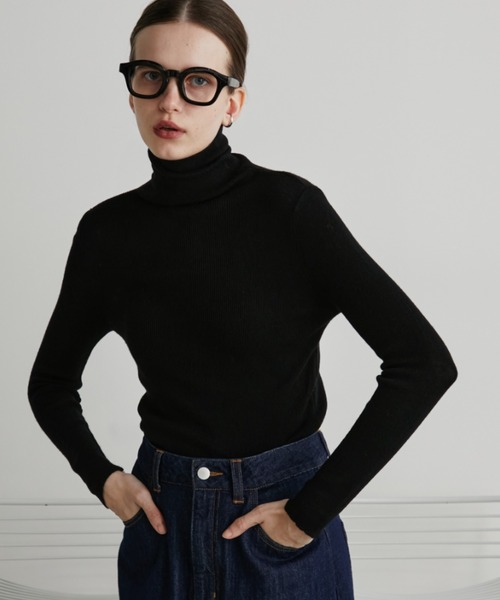 シアーリブタートルニット（ニット/セーター）｜Auntie Rosa Holiday