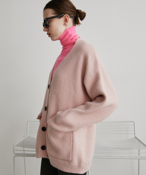 Auntie Rosa Holiday（アンティローザホリデー）の「シアーリブタートルニット（ニット/セーター・レディース・チャコールグレー/ブルー/ブラック/イエロー/ピンク・FREE）」の8枚目の写真