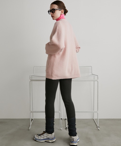 Auntie Rosa Holiday（アンティローザホリデー）の「シアーリブタートルニット（ニット/セーター・レディース・チャコールグレー/ブルー/ブラック/イエロー/ピンク・FREE）」の12枚目の写真