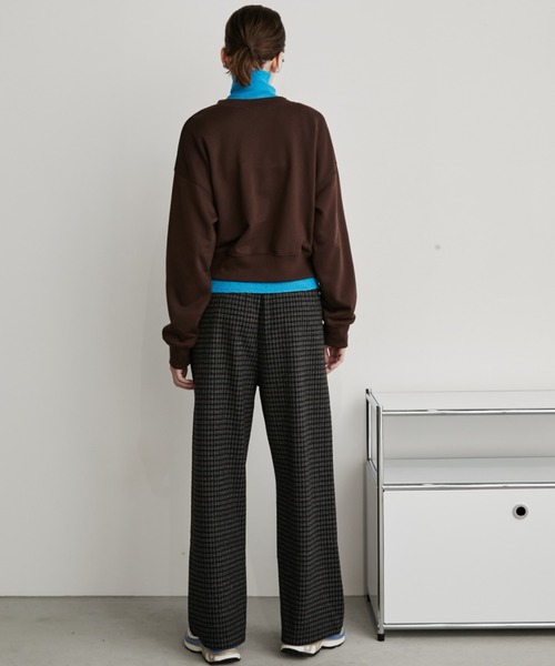 Auntie Rosa Holiday（アンティローザホリデー）の「シアーリブタートルニット（ニット/セーター・レディース・チャコールグレー/ブルー/ブラック/イエロー/ピンク・FREE）」の21枚目の写真