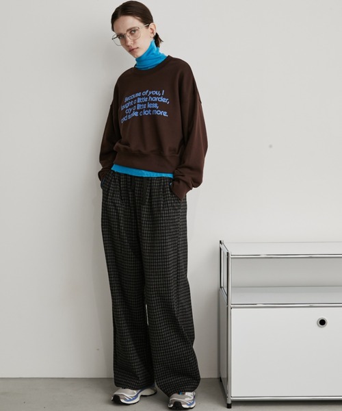 Auntie Rosa Holiday（アンティローザホリデー）の「シアーリブタートルニット（ニット/セーター・レディース・チャコールグレー/ブルー/ブラック/イエロー/ピンク・FREE）」の19枚目の写真