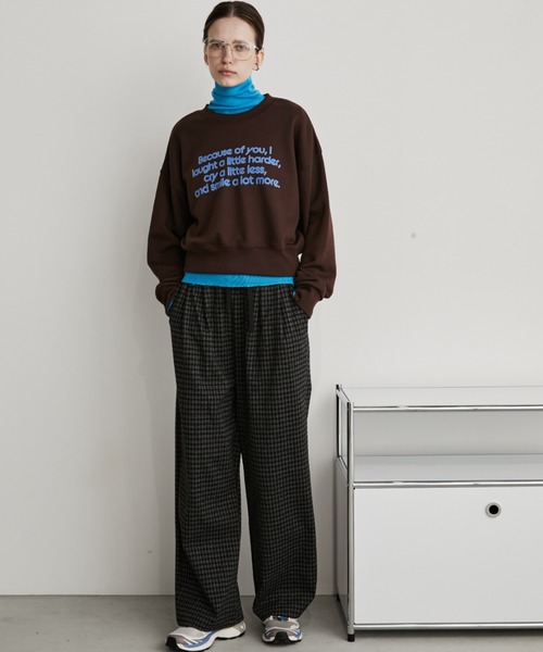 Auntie Rosa Holiday（アンティローザホリデー）の「シアーリブタートルニット（ニット/セーター・レディース・チャコールグレー/ブルー/ブラック/イエロー/ピンク・FREE）」の18枚目の写真