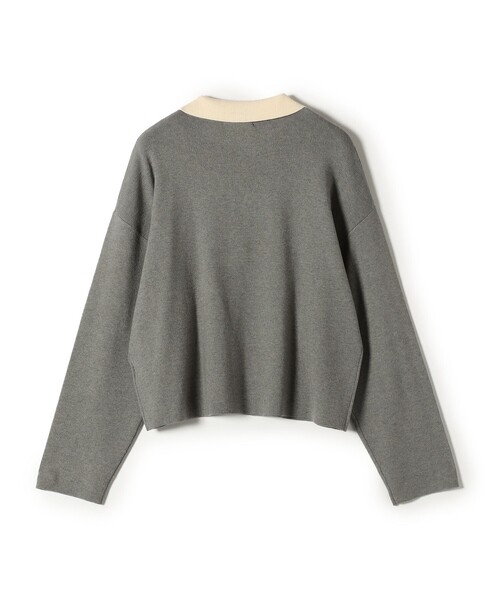 SHIPS Colors(シップス カラーズ)の「SHIPS Colors:〈手洗い可能〉スキッパー ニット × スカート セットアップ◇(ニット/セーター・レディース・グレー/ナチュラル/ネイビー・ONE SIZE)」の7枚目の写真