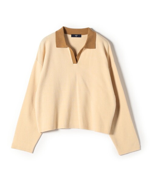 SHIPS Colors(シップス カラーズ)の「SHIPS Colors:〈手洗い可能〉スキッパー ニット × スカート セットアップ◇(ニット/セーター・レディース・グレー/ナチュラル/ネイビー・ONE SIZE)」の17枚目の写真