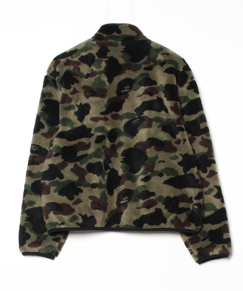 1ST CAMO FLEECE JACKET（ミリタリージャケット）｜A BATHING APE（ア