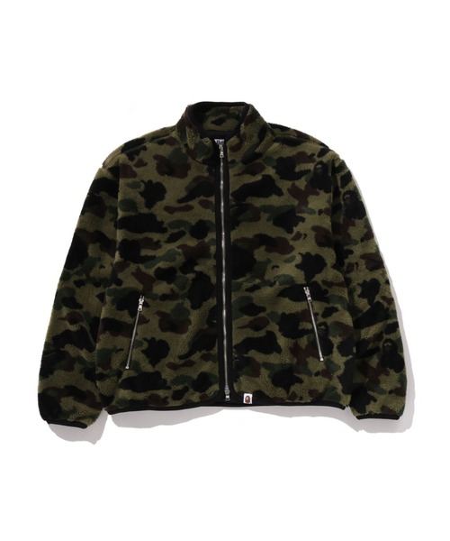 1ST CAMO FLEECE JACKET（ミリタリージャケット）｜A BATHING APE（ア