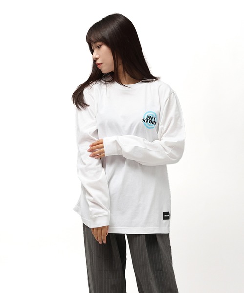 MFC STORE(エムエフシーストア)の「MFC STORE TARGET L/S TEE(Tシャツ/カットソー・メンズ・ブラック/ネイビー/ホワイト・S/M/L/XL)」の4枚目の写真