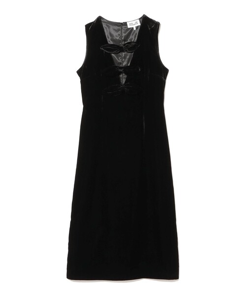 BAUM UND PFERDGARTEN（バウムウンドヘルガーデン）の「BAUM UND PFERDGARTEN / ベルベット ワンピース（ワンピース・レディース・ブラック・ONE SIZE）」の2枚目の写真