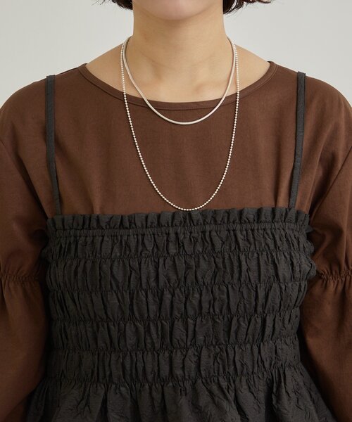 mystic（ミスティック）の「【SETアイテム！】ビスチェワンピースＳＥＴ（ワンピース・レディース・ブラウン/ブラック/アイボリー・1/2）」の8枚目の写真