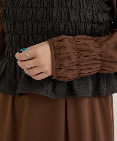 mystic（ミスティック）の「【SETアイテム！】ビスチェワンピースＳＥＴ（ワンピース・レディース・ブラウン/ブラック/アイボリー・1/2）」の5枚目の写真