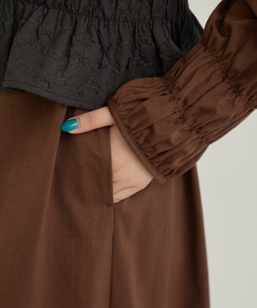 mystic（ミスティック）の「【SETアイテム！】ビスチェワンピースＳＥＴ（ワンピース・レディース・ブラウン/ブラック/アイボリー・1/2）」の6枚目の写真