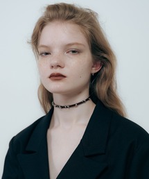 Carmelo(カーメロ)のCroc-embossed piercing choker / ピアッシング クロコ チョーカー(チョーカー)