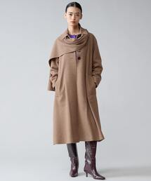 チェスターコート（パープル/紫色系・ロング丈）ファッション通販