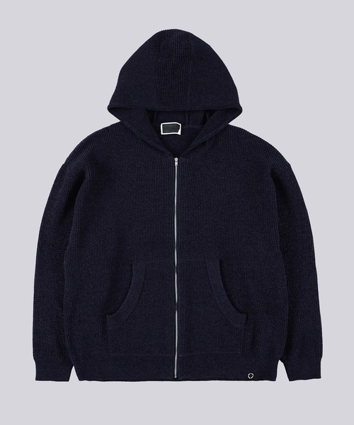 PHINGERIN/フィンガリン】CORDY KNIT ZIP HOODIE（パーカー