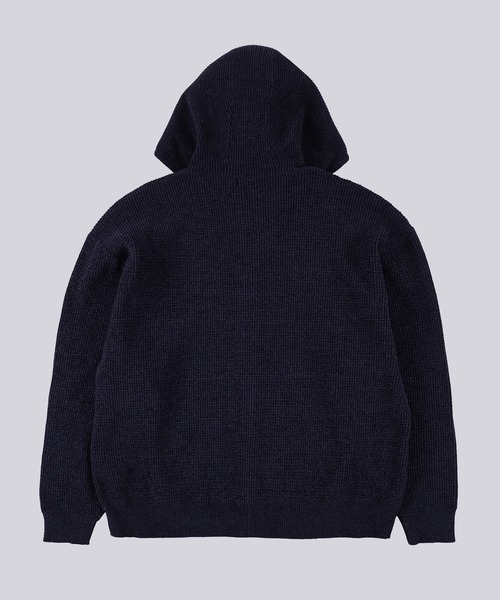 PHINGERIN フィンガリ PHINGERIN/フィンガリン】CORDY KNIT ZIP HOODIE（パーカー