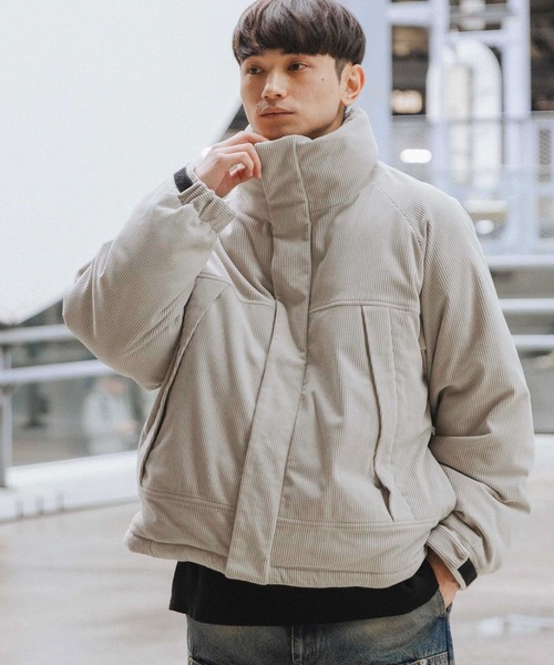 LAKOLE（ラコレ）の「コールMIL中綿ブルゾン / 587080（ブルゾン・メンズ・カーキ/アイボリー/ブラック・MEDIUM/LARGE/X-LARGE）」の2枚目の写真